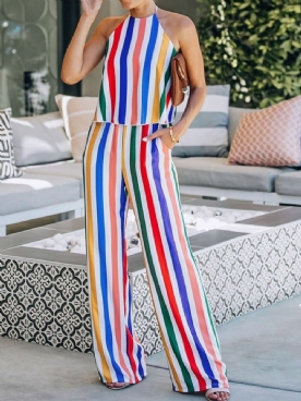 Asymmetrische Effen Westerse Slanke Rechte Jumpsuit