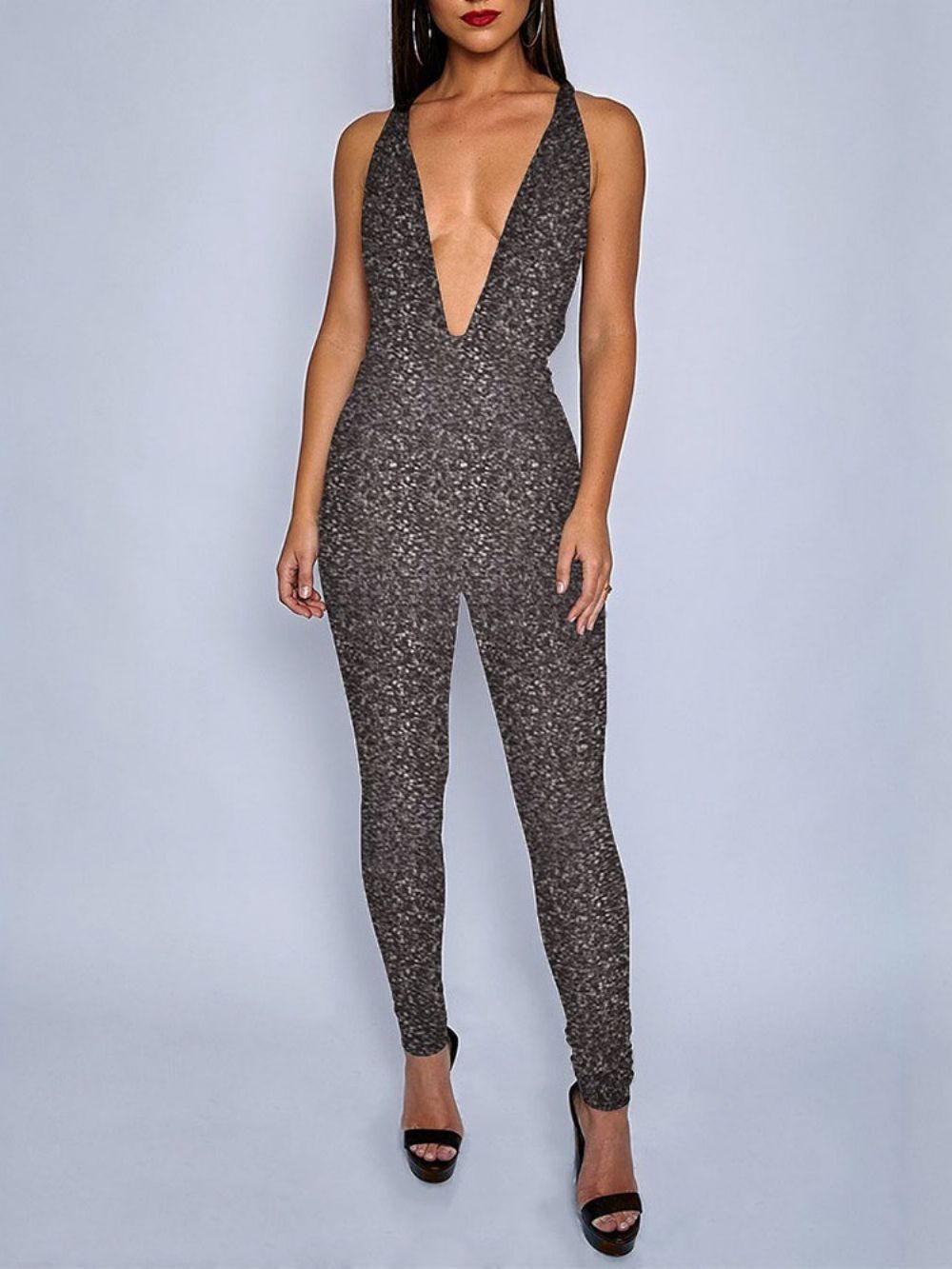 Casual Lange Rechte Slanke Jumpsuit Dames