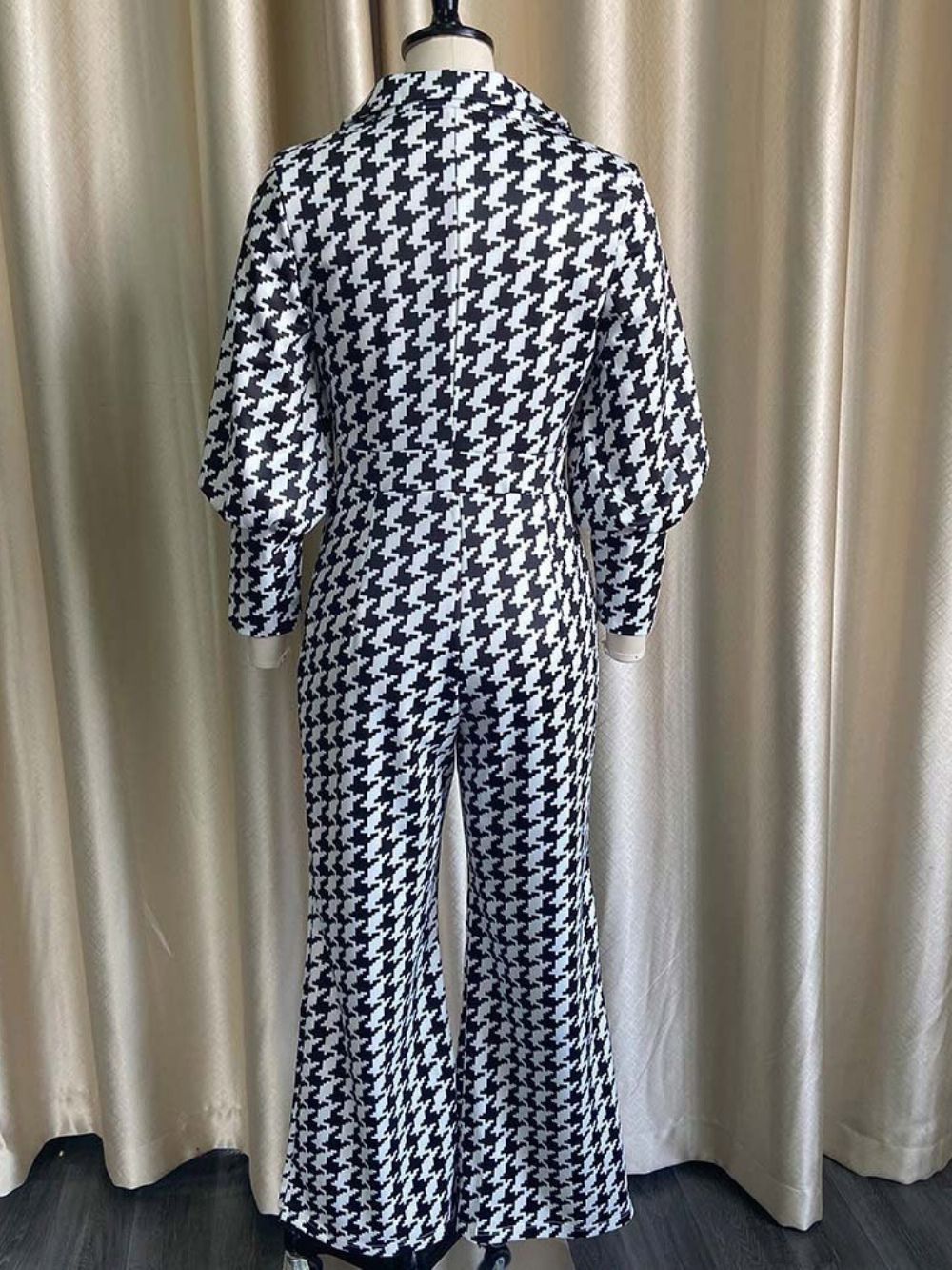 Mode Rechte Slanke Jumpsuit Met Volledige Lengte En Print