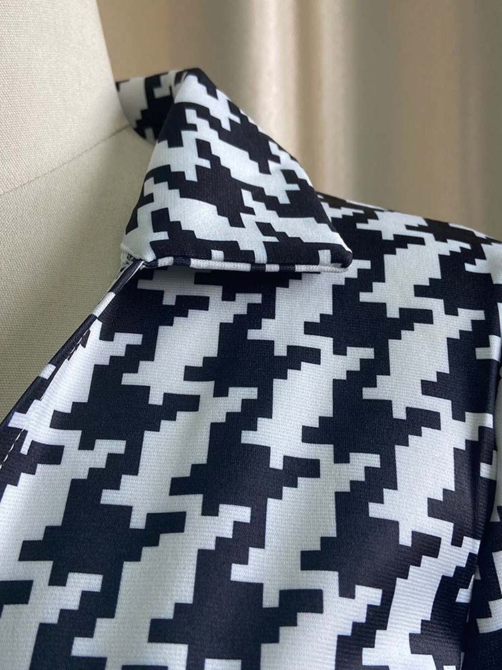 Mode Rechte Slanke Jumpsuit Met Volledige Lengte En Print