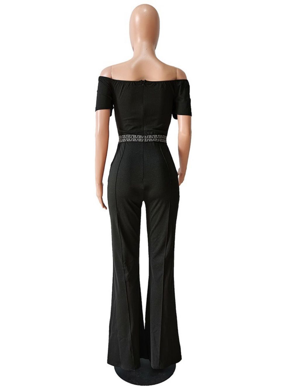 Western-Jumpsuit Met Halfhoge Taille Over De Volledige Lengte