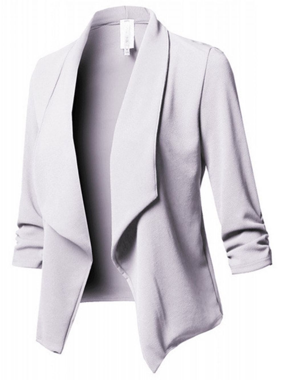 Effen Blazer Met Lange Mouwen Standaard Regular Casual Blazer