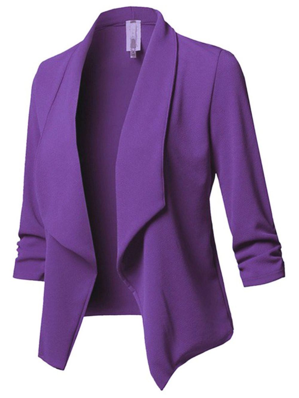 Effen Blazer Met Lange Mouwen Standaard Regular Casual Blazer