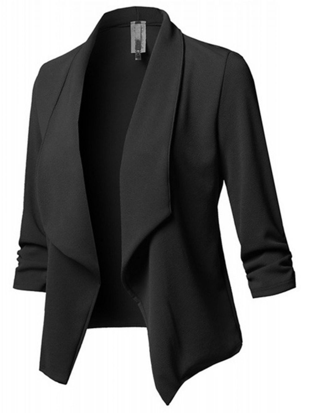 Effen Blazer Met Lange Mouwen Standaard Regular Casual Blazer