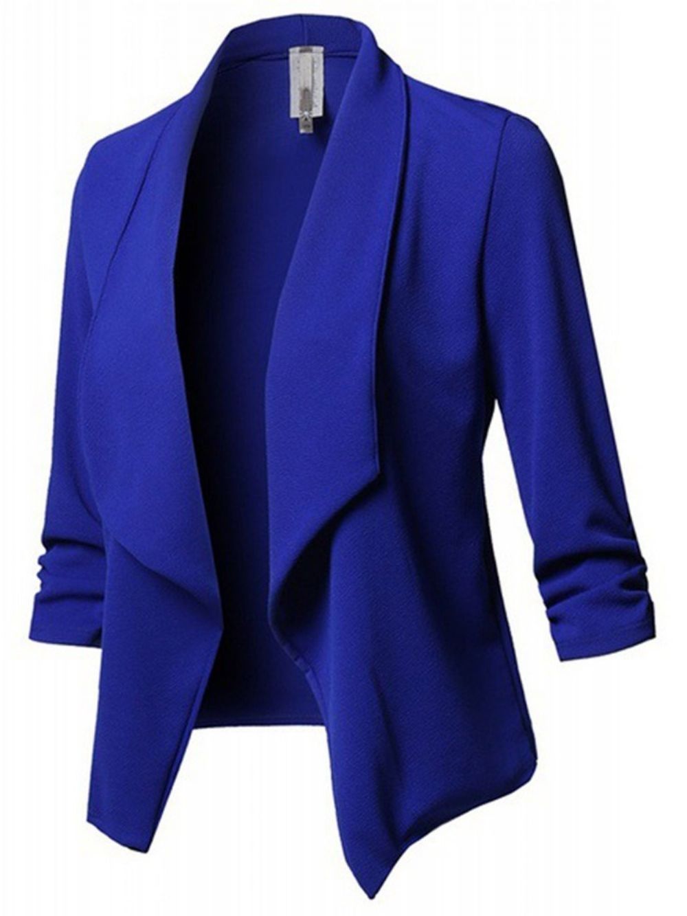 Effen Blazer Met Lange Mouwen Standaard Regular Casual Blazer