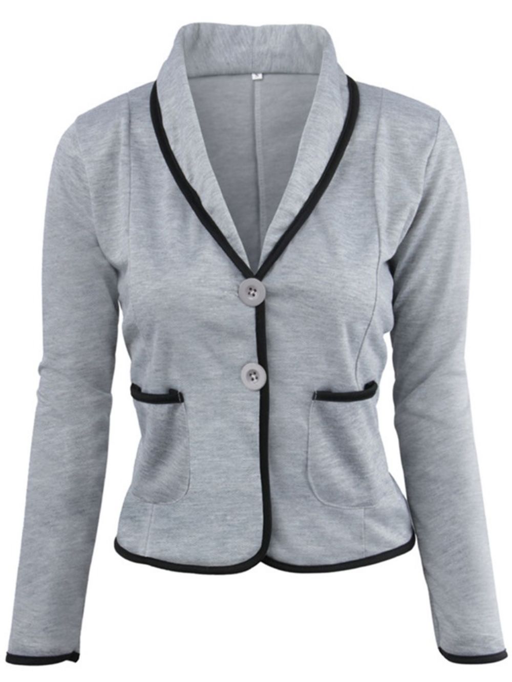 Single-Breasted Lange Mouw Standaard Herfst Casual Blazer Dames