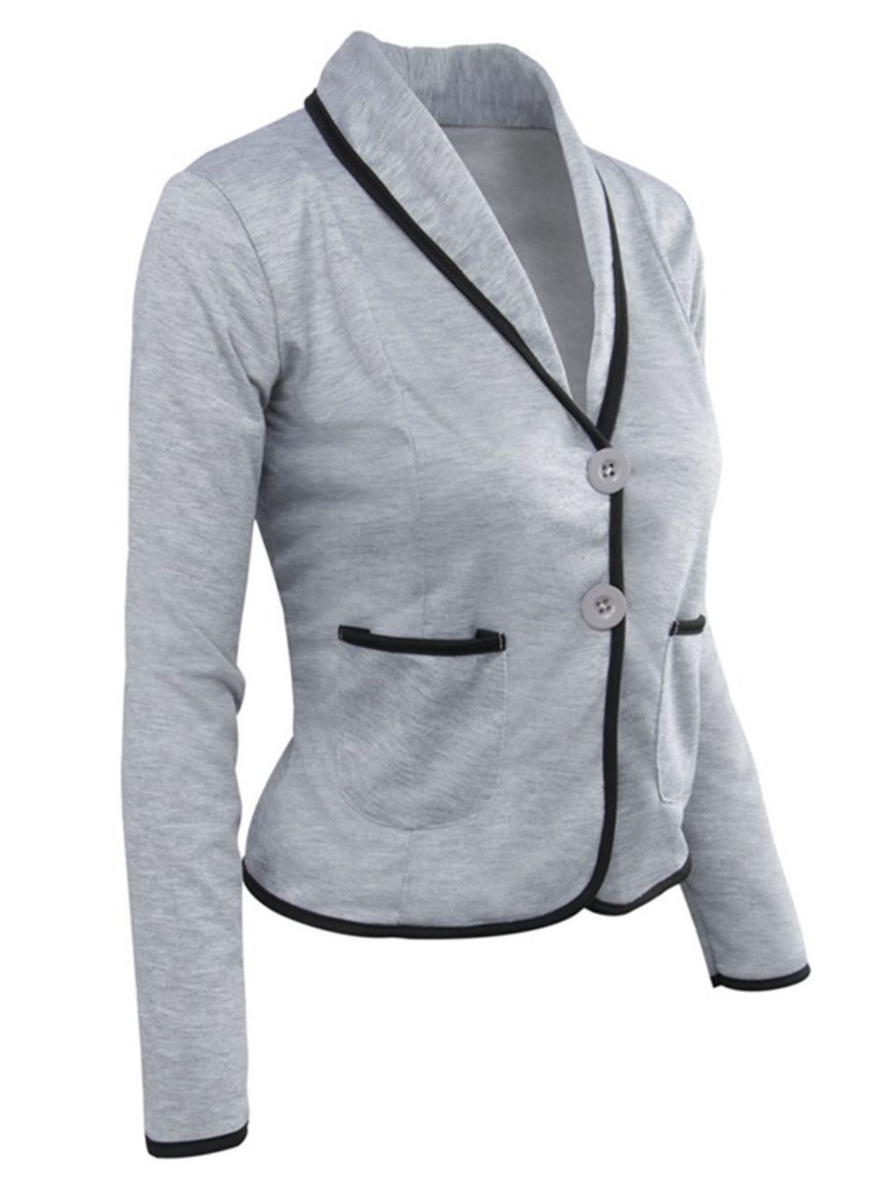 Single-Breasted Lange Mouw Standaard Herfst Casual Blazer Dames