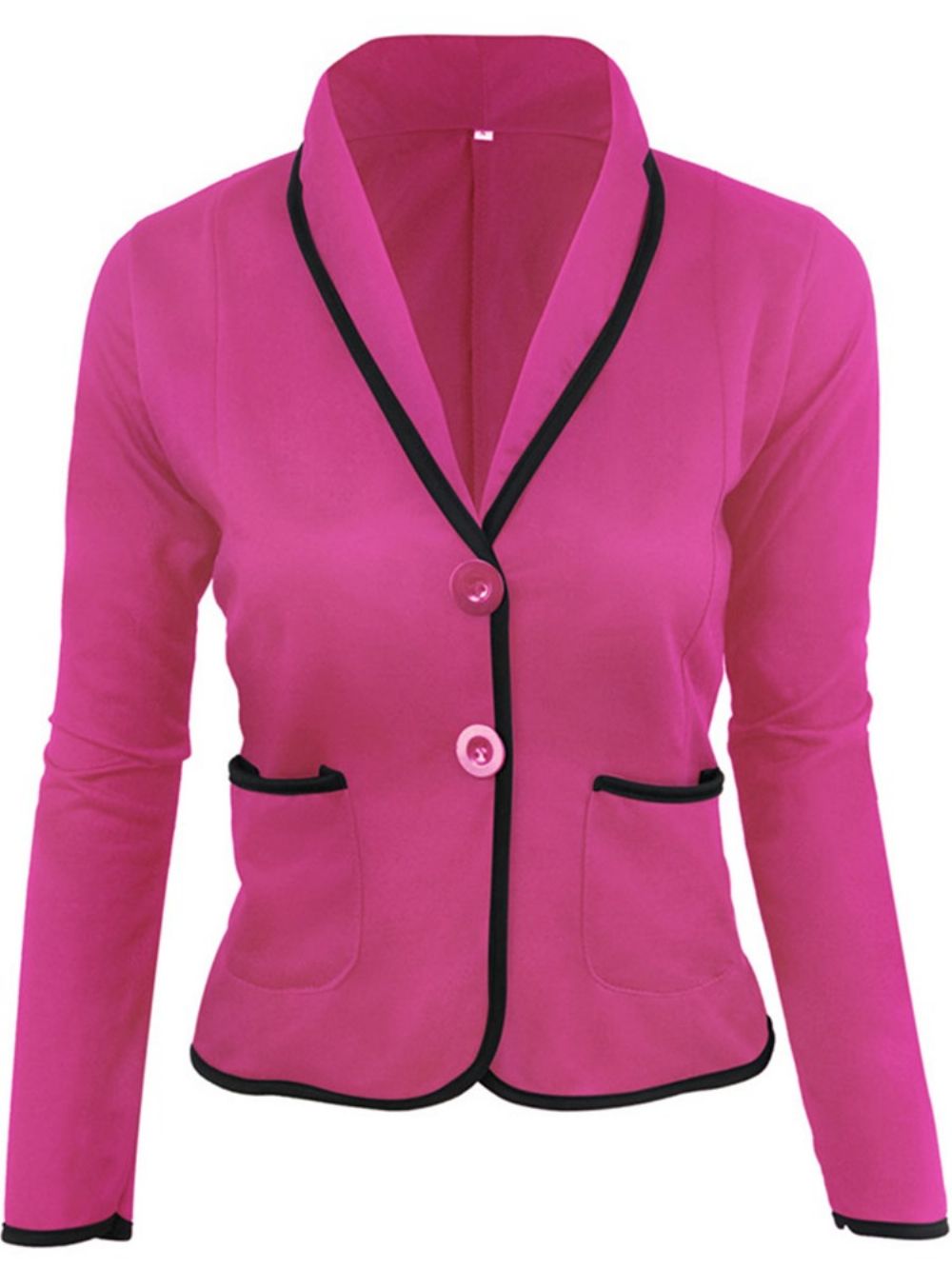 Single-Breasted Lange Mouw Standaard Herfst Casual Blazer Dames