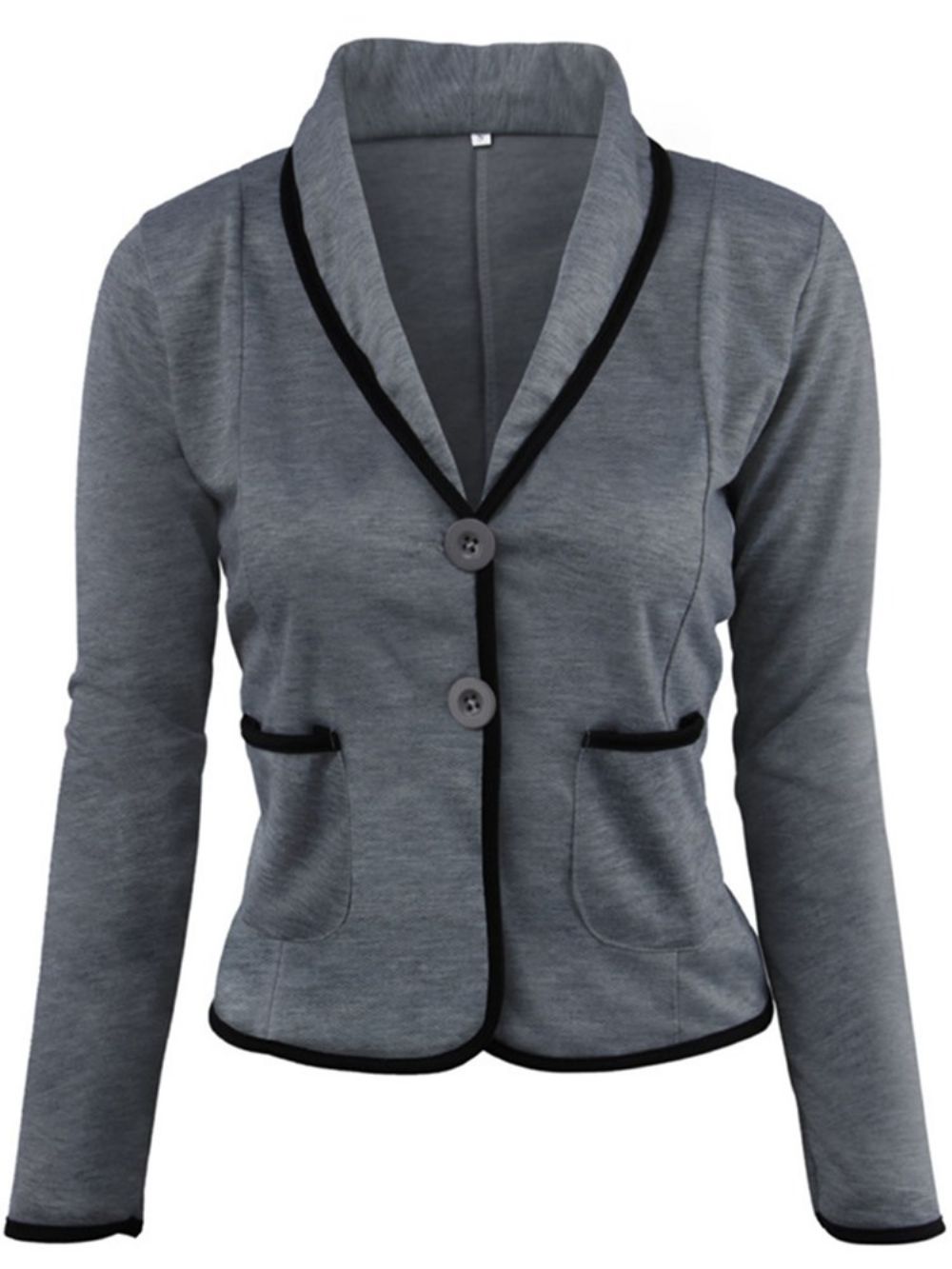 Single-Breasted Lange Mouw Standaard Herfst Casual Blazer Dames