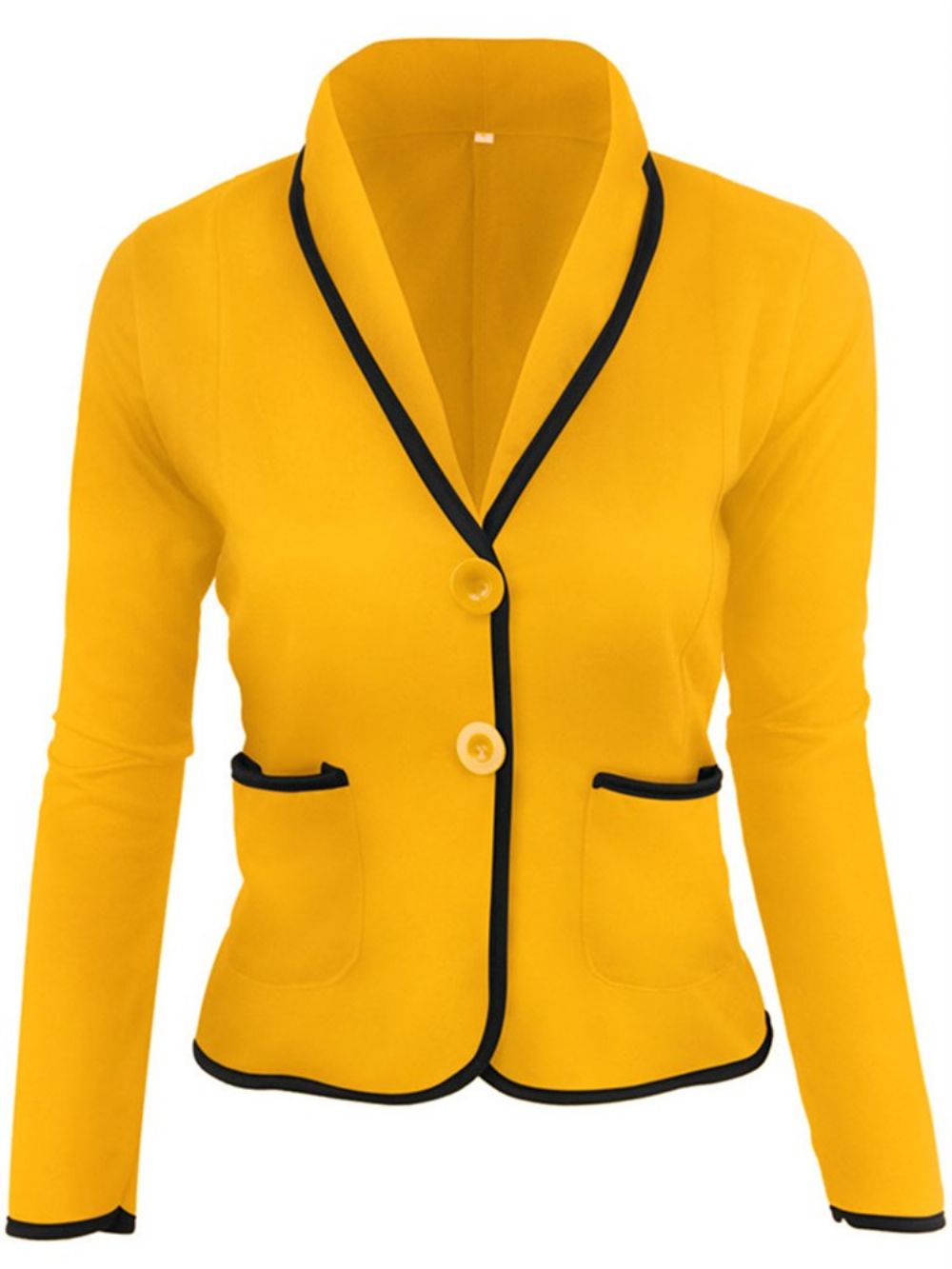 Single-Breasted Lange Mouw Standaard Herfst Casual Blazer Dames