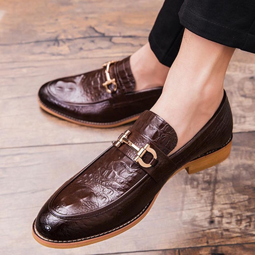 Low-Cut Bovenwerk Heren Oxfords Met Lovertjes