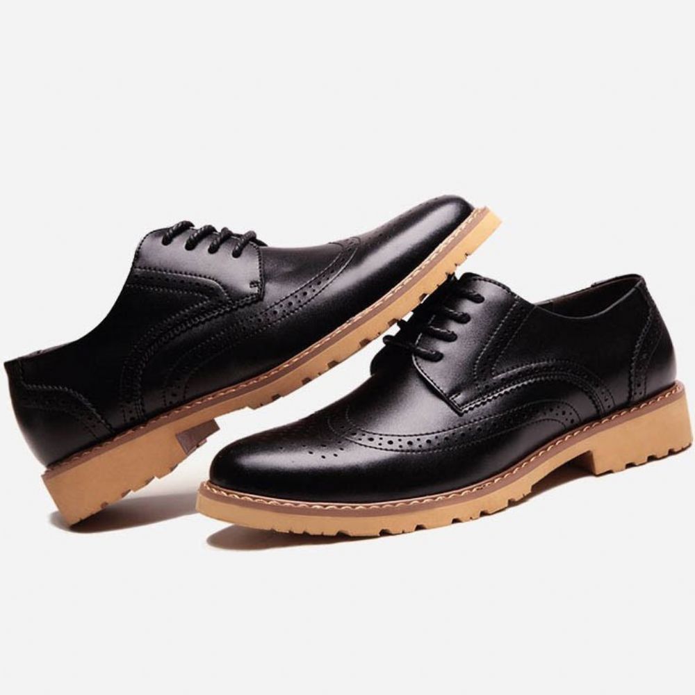 Nieuwe Brogues Met Veters Heren