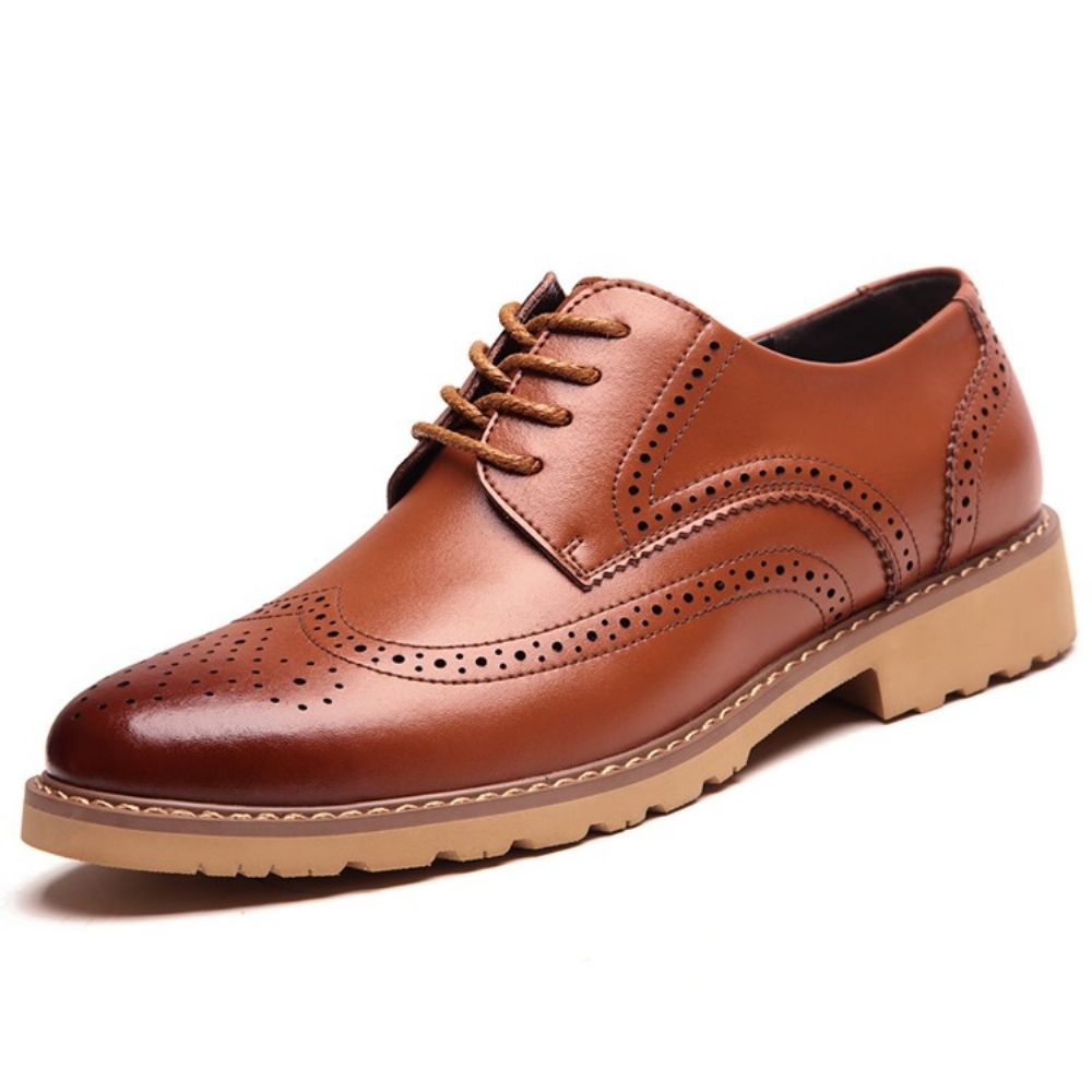 Nieuwe Brogues Met Veters Heren