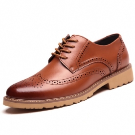 Nieuwe Brogues Met Veters Heren