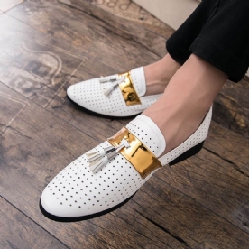 Oxfords Heren Met Holle Franjes En Kleurblokken