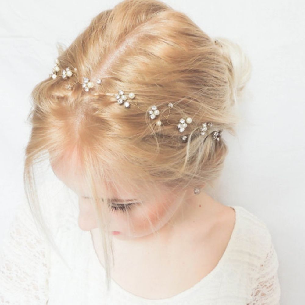 Fonkelende Imitatie Parelstrass HaaraCCessoires Dames