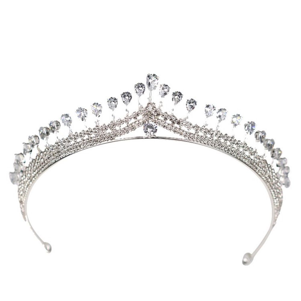 Luxe Kristallen Bruiloft Bruids Tiara