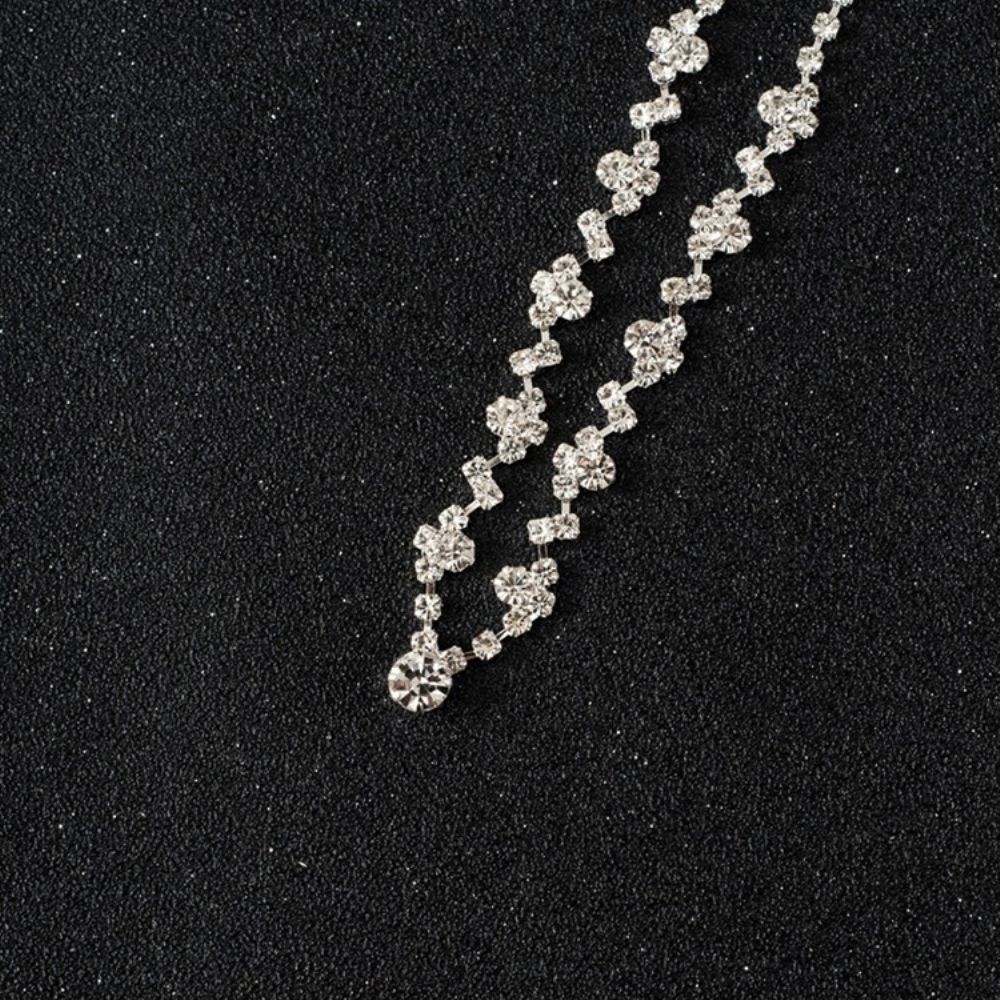 Bruiloft Strass Sieraden Set