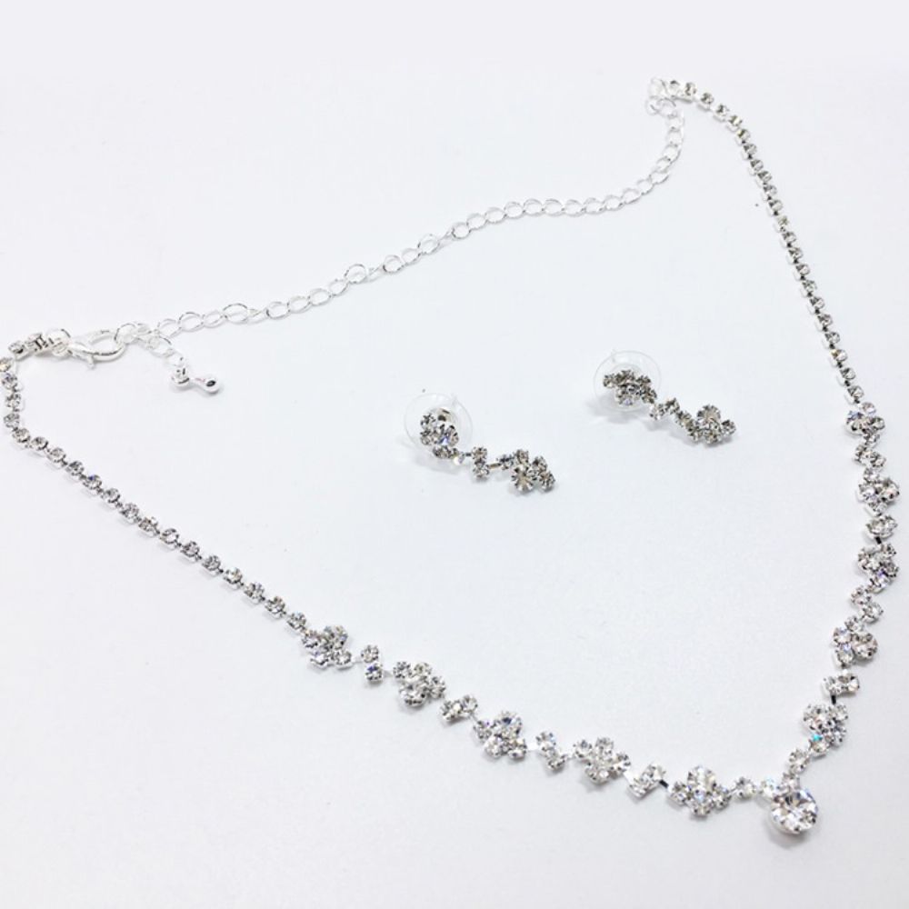 Bruiloft Strass Sieraden Set