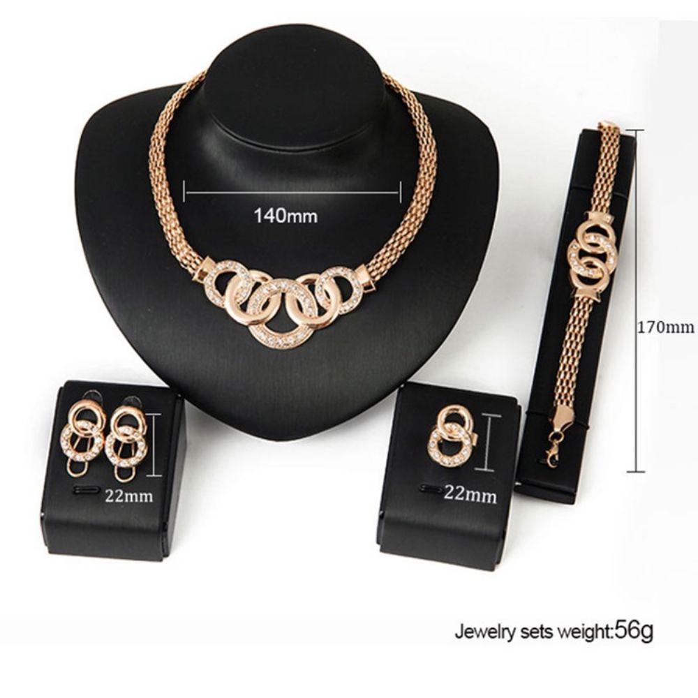 Diamante Ketting Cadeau Sieraden Sets