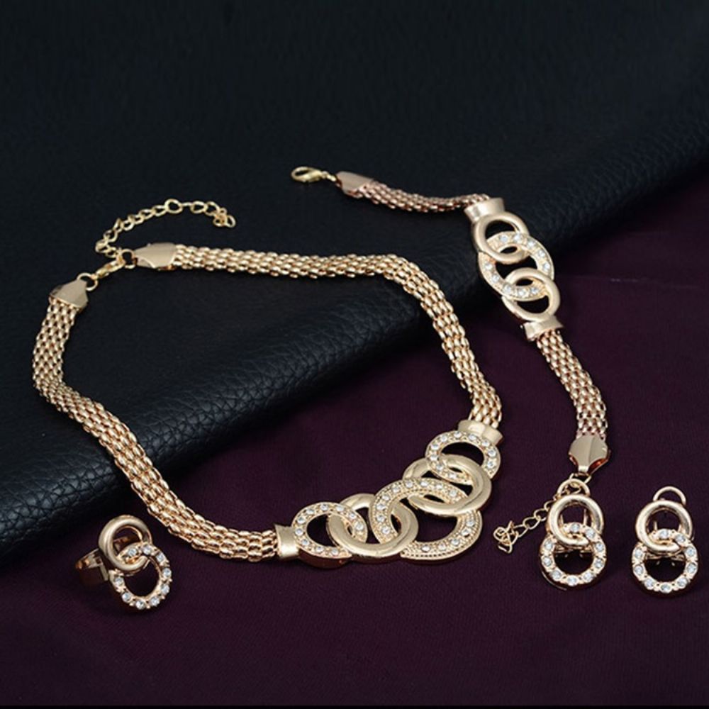 Diamante Ketting Cadeau Sieraden Sets