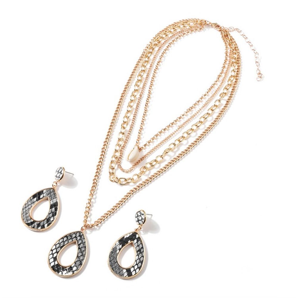 Diamante Ketting Jubileum Sieraden Sets