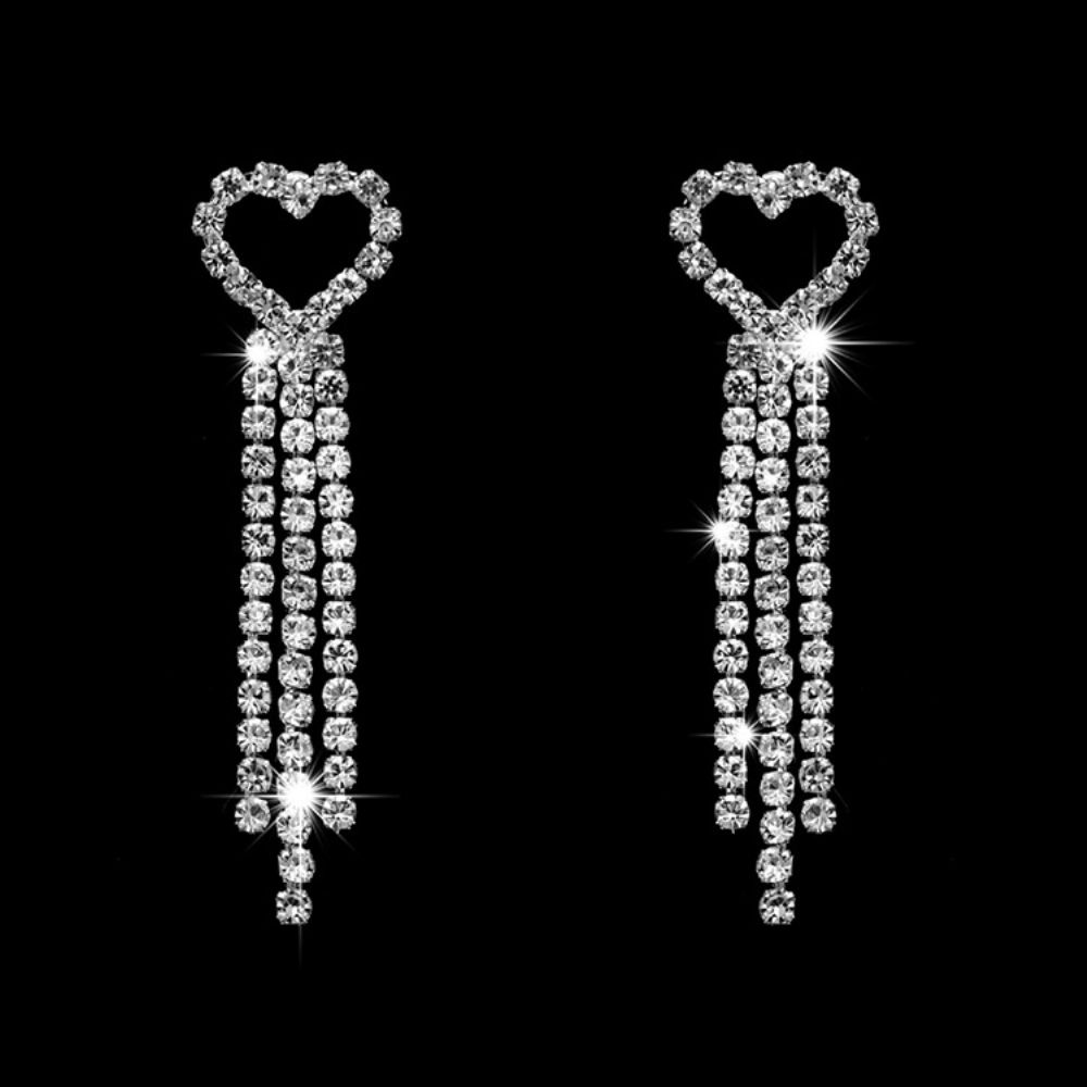 Diamante Romantische Bruiloft Sieraden Sets