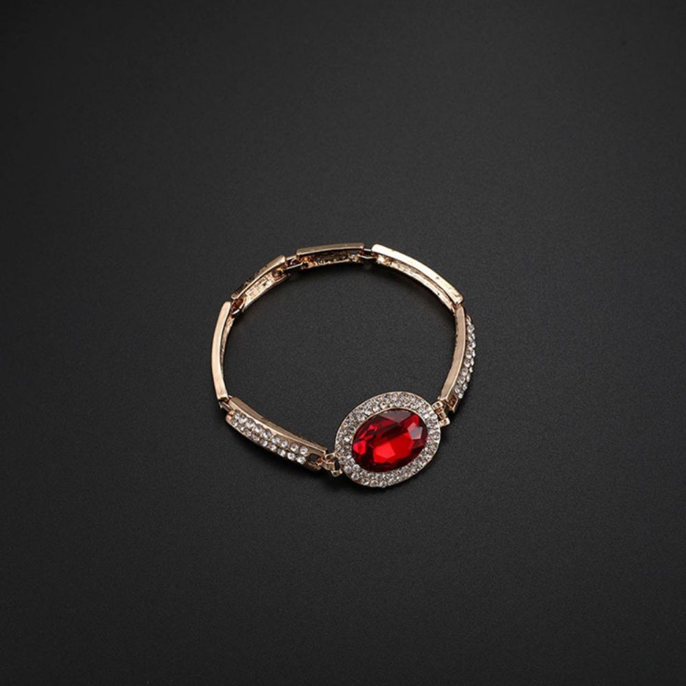 Ellipse Ruby Sieradenset