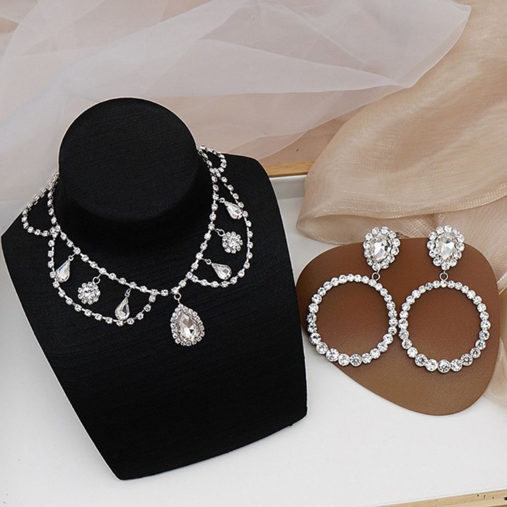 Ketting Diamante Verlovingssieraden Sets