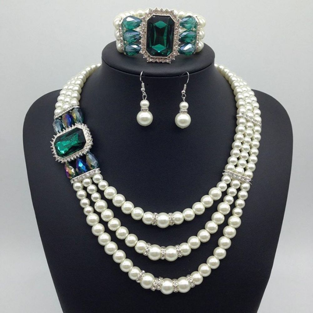 Peren Nigeria Stijl Sieraden Set