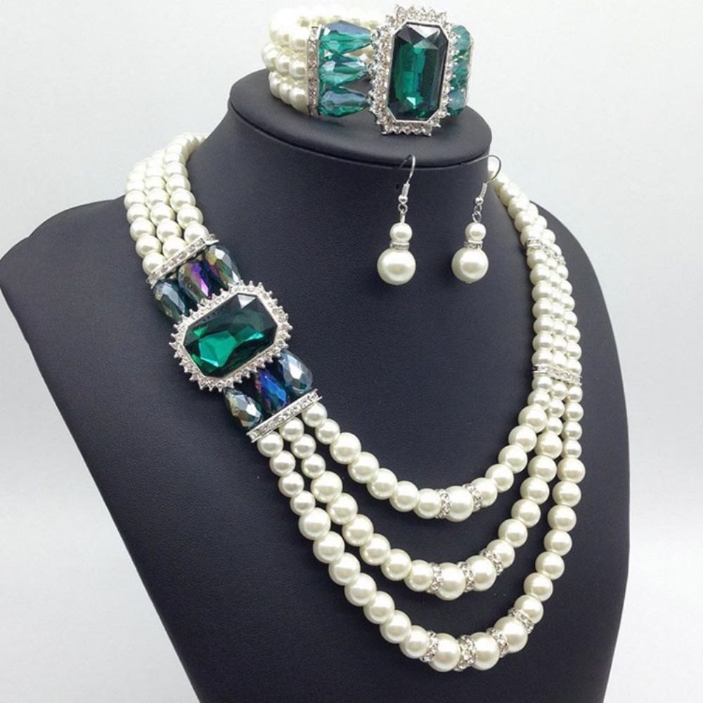 Peren Nigeria Stijl Sieraden Set