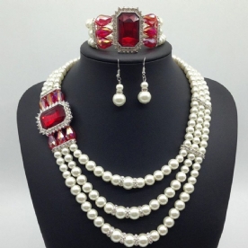 Peren Nigeria Stijl Sieraden Set