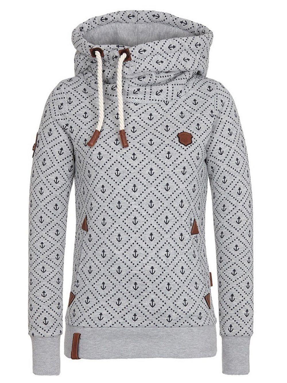 Casual Coltrui Met Print En Coole Hoodie