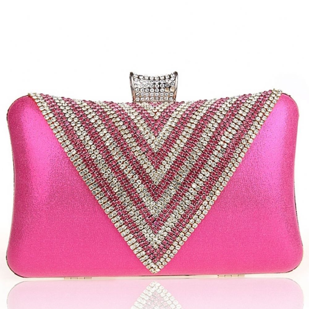 Driehoek Strass Avond Clutch