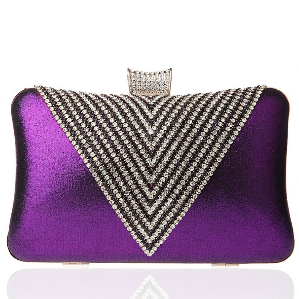 Driehoek Strass Avond Clutch