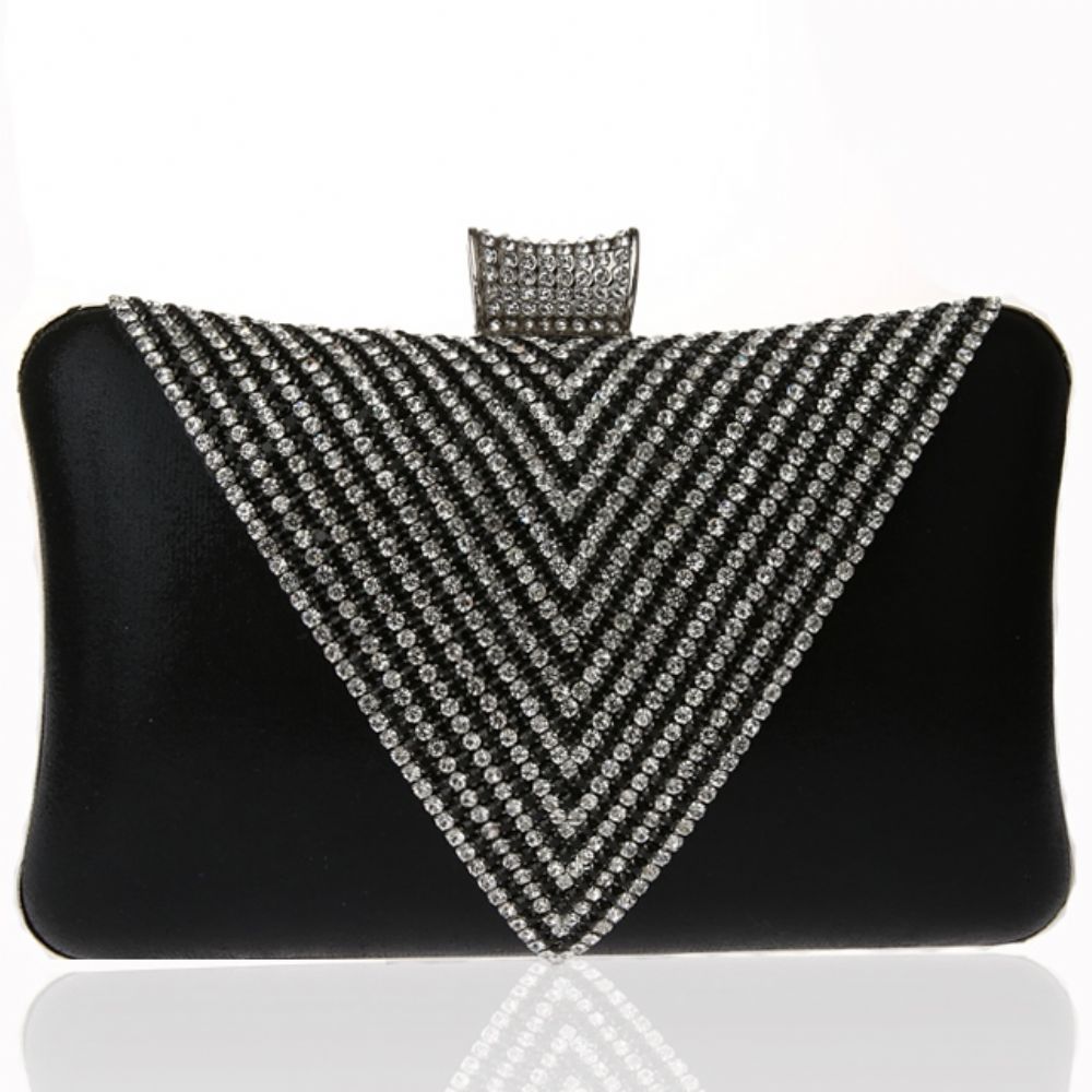 Driehoek Strass Avond Clutch