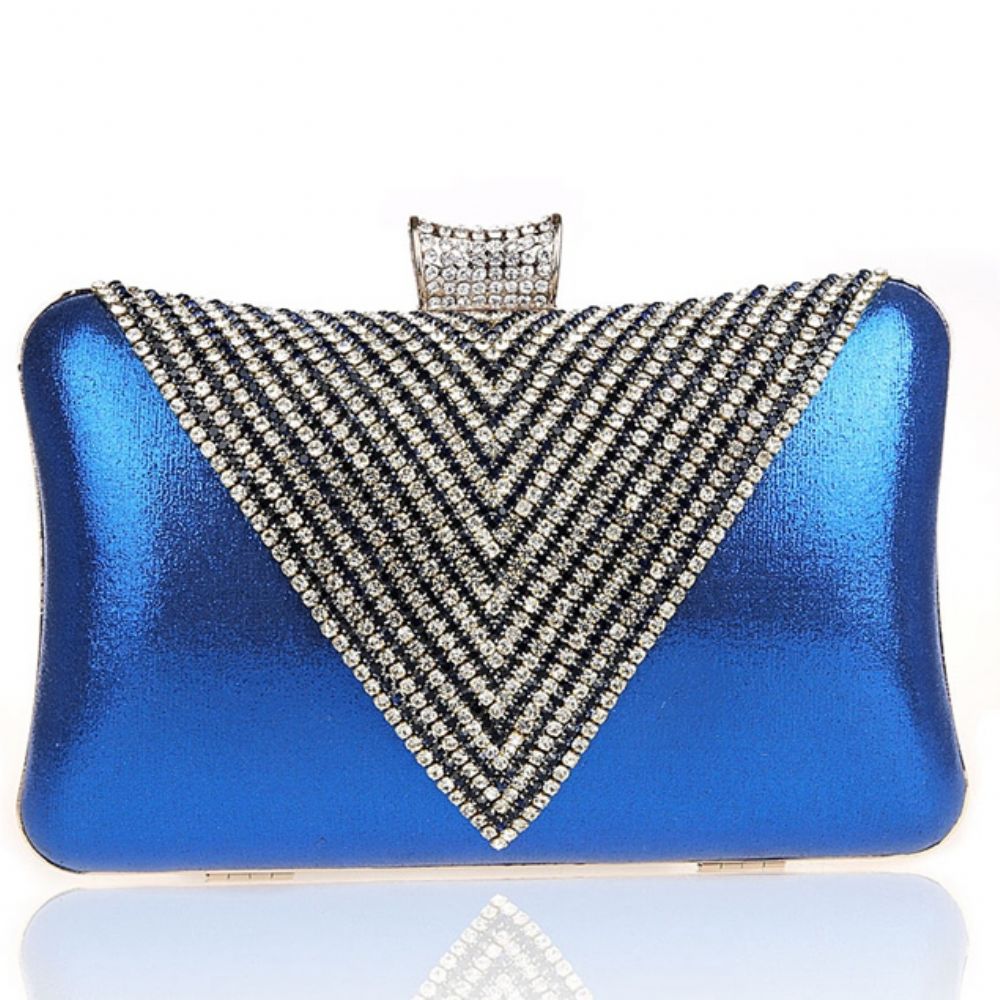 Driehoek Strass Avond Clutch