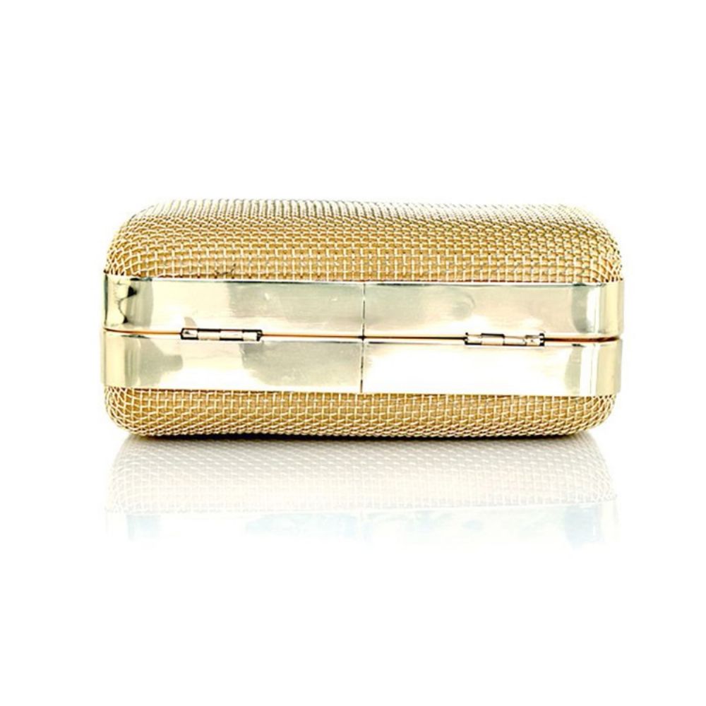 Effen Gouden Ketting Dames Clutch