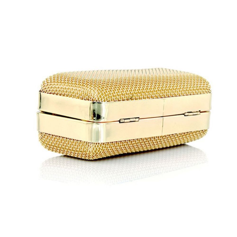 Effen Gouden Ketting Dames Clutch