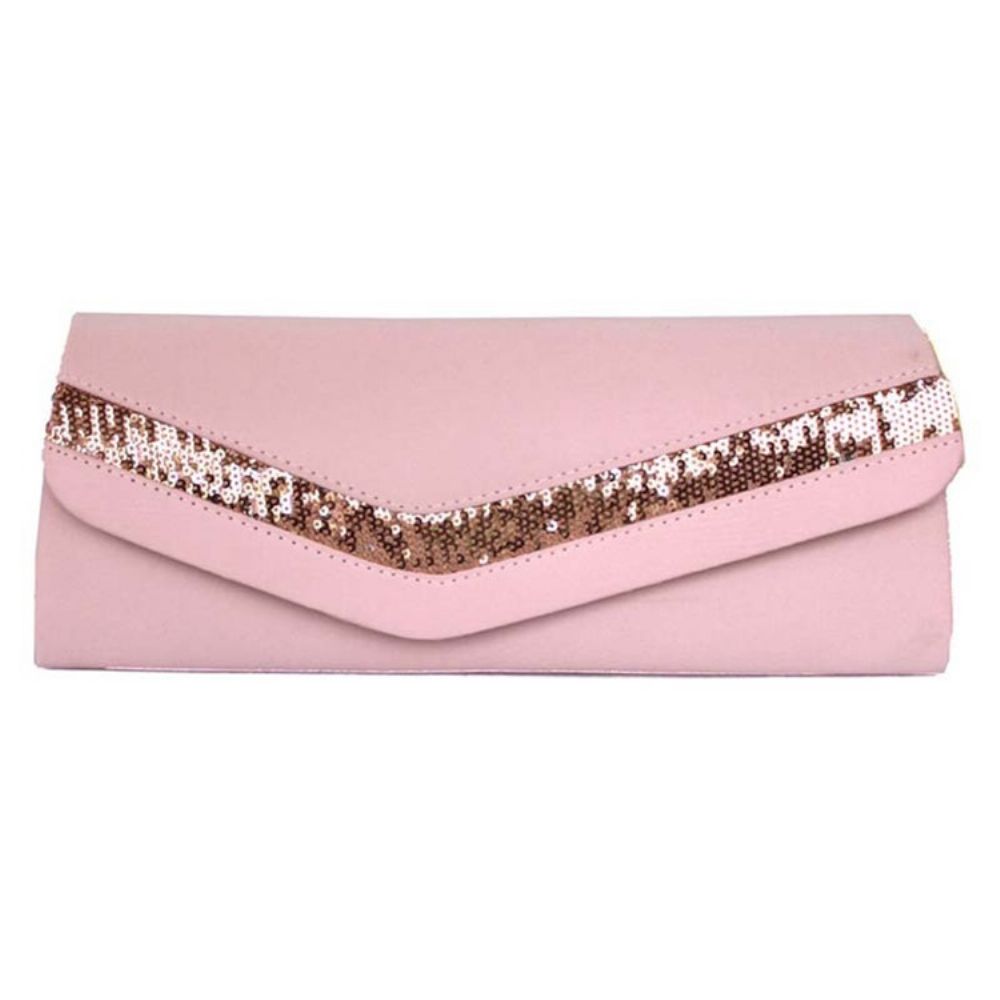 Koreaanse Stijl Effen Kleur Satijnen Clutch