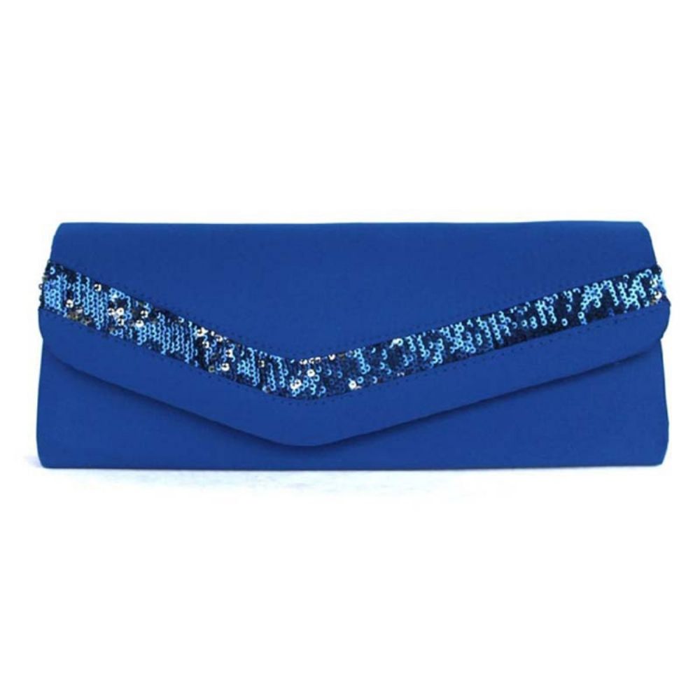 Koreaanse Stijl Effen Kleur Satijnen Clutch