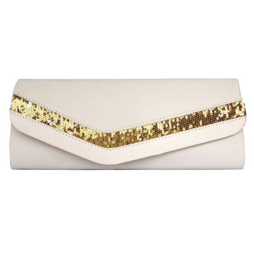 Koreaanse Stijl Effen Kleur Satijnen Clutch