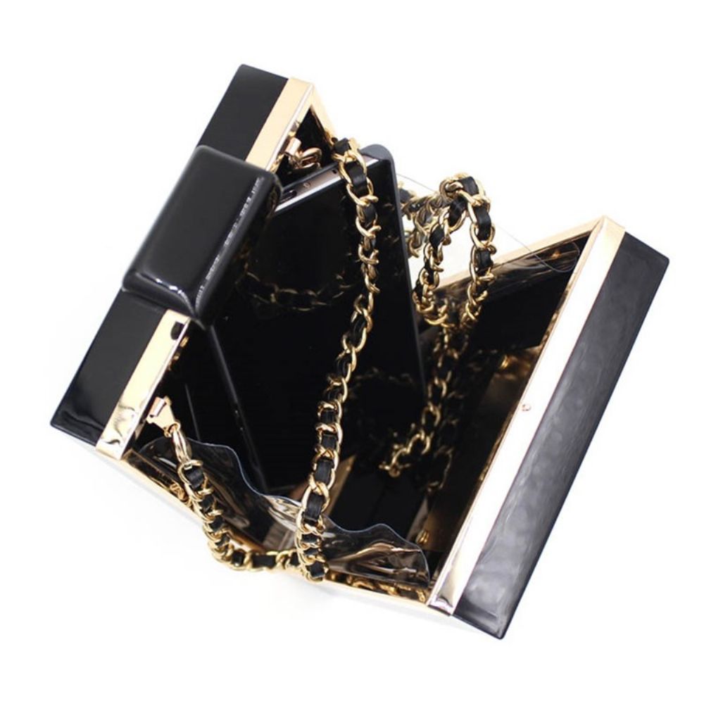 Parfum Design Chain Mini Clutch