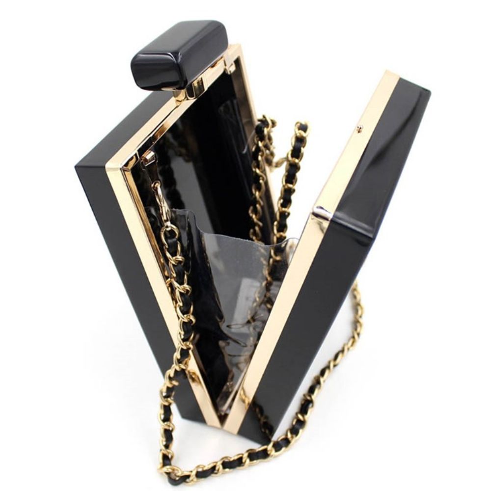 Parfum Design Chain Mini Clutch