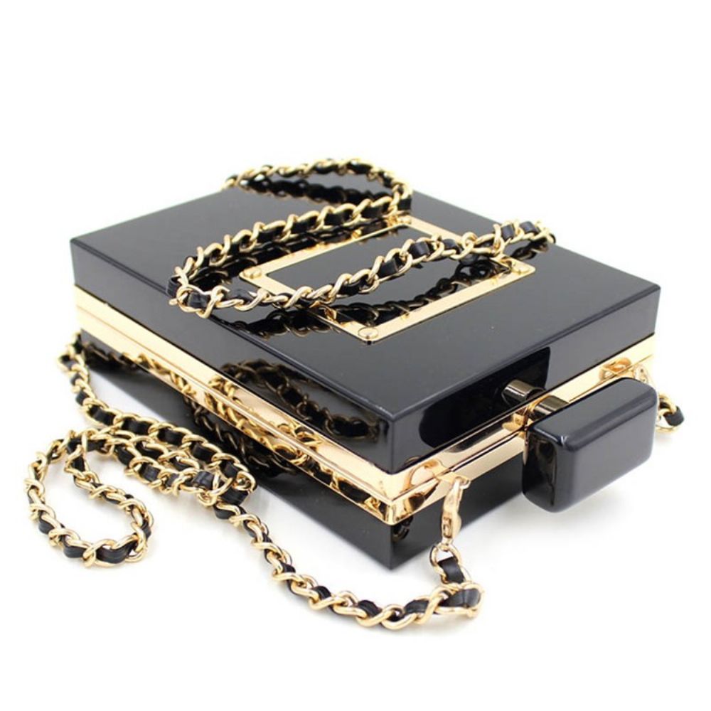 Parfum Design Chain Mini Clutch