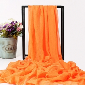 Chiffon Oranje Sjaal