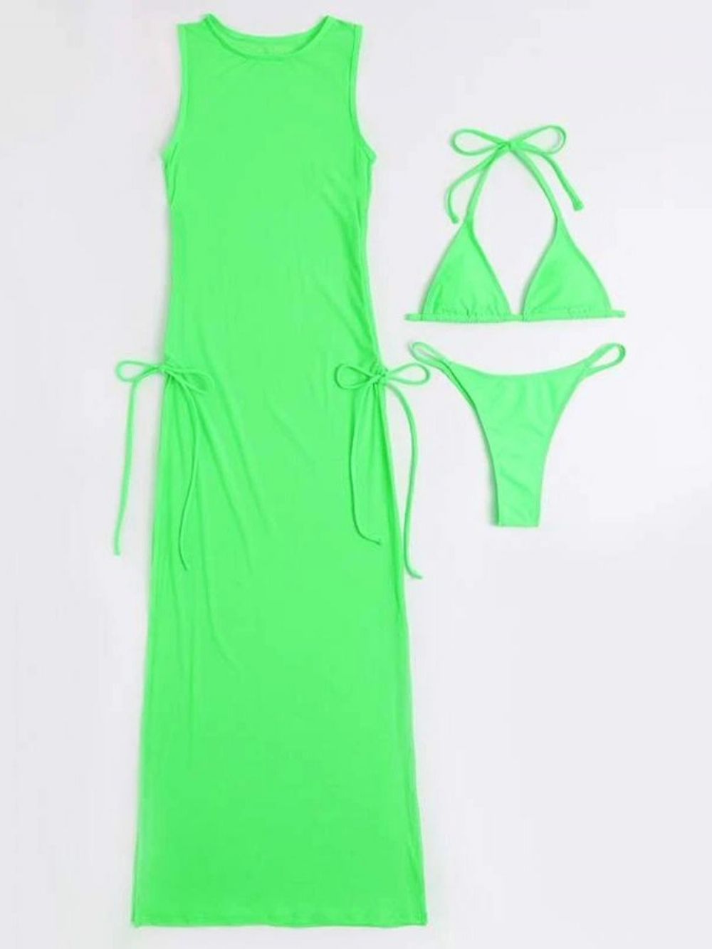 Effen Tankini-Set Dames