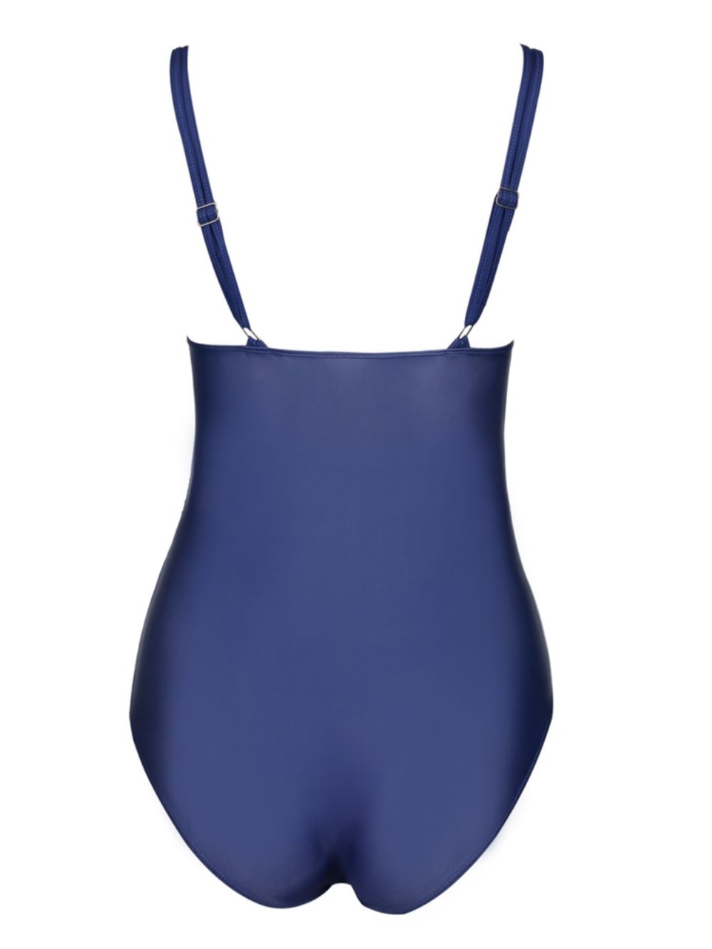 Monokini Met Geplooid Verloop (Grote Maten Beschikbaar)