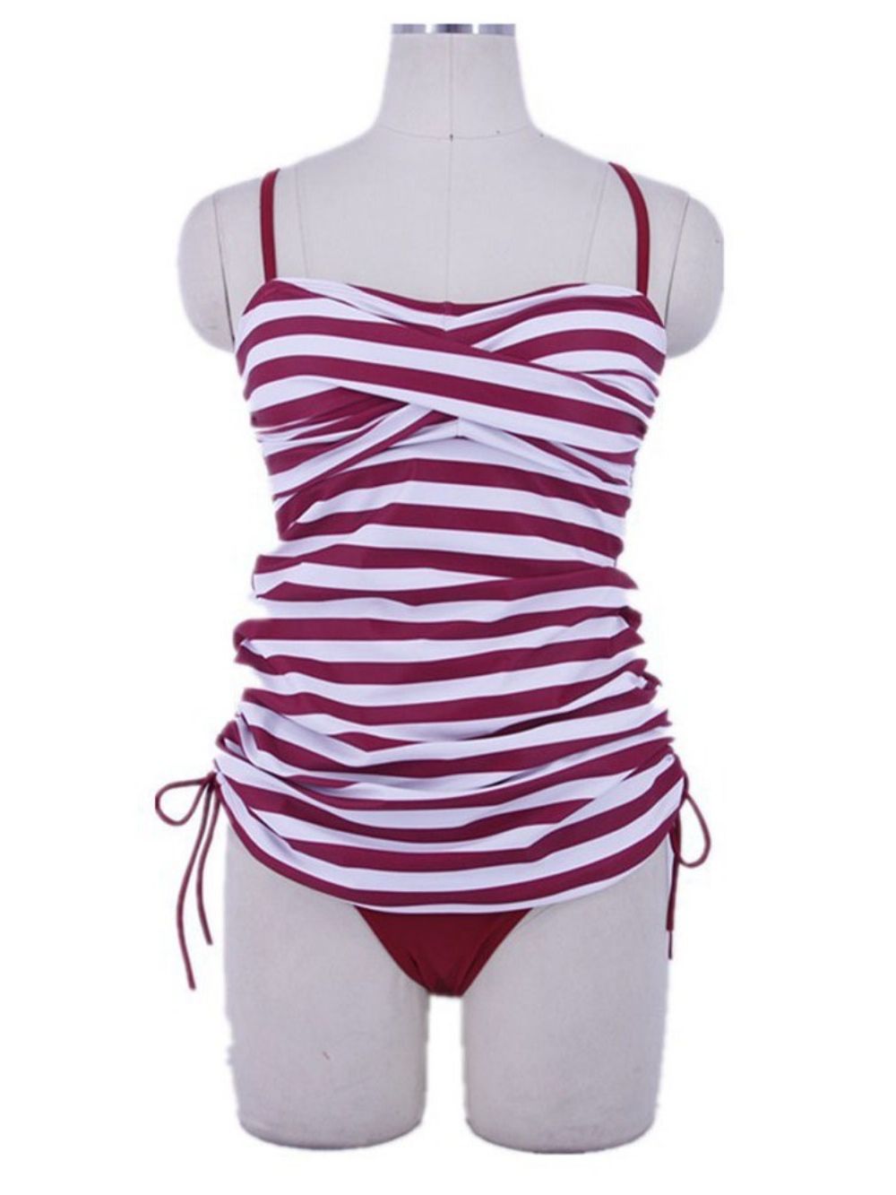 Polka Dots Gestreepte Strandlook Tankini Dames