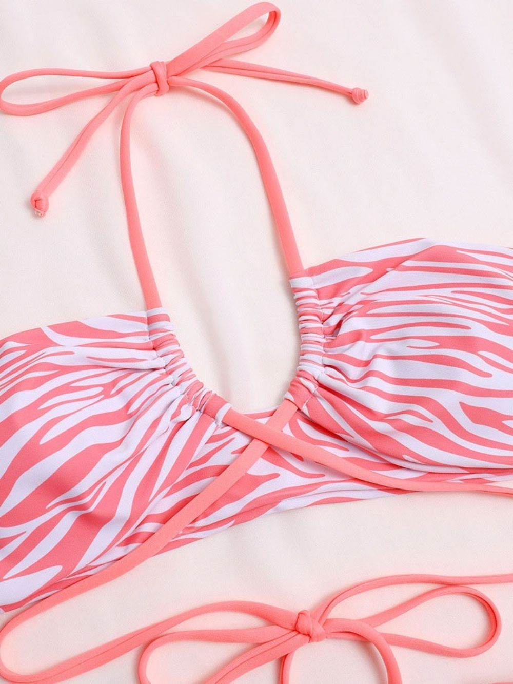 Sexy Bikini Met Veters En Zebrastrepen